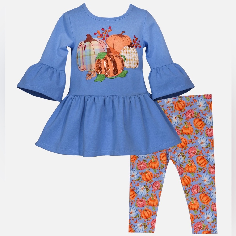 Bonnie Jean Harvest Knit Legging Set